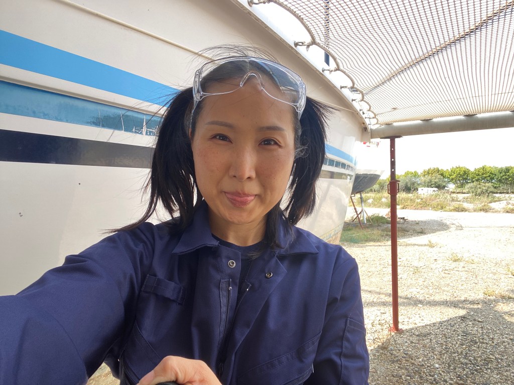 A Korean girl in a&nbsp;Boatyard?